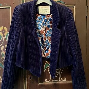 Cartonnier Dark Navy Wide Wale Corduroy Jacket